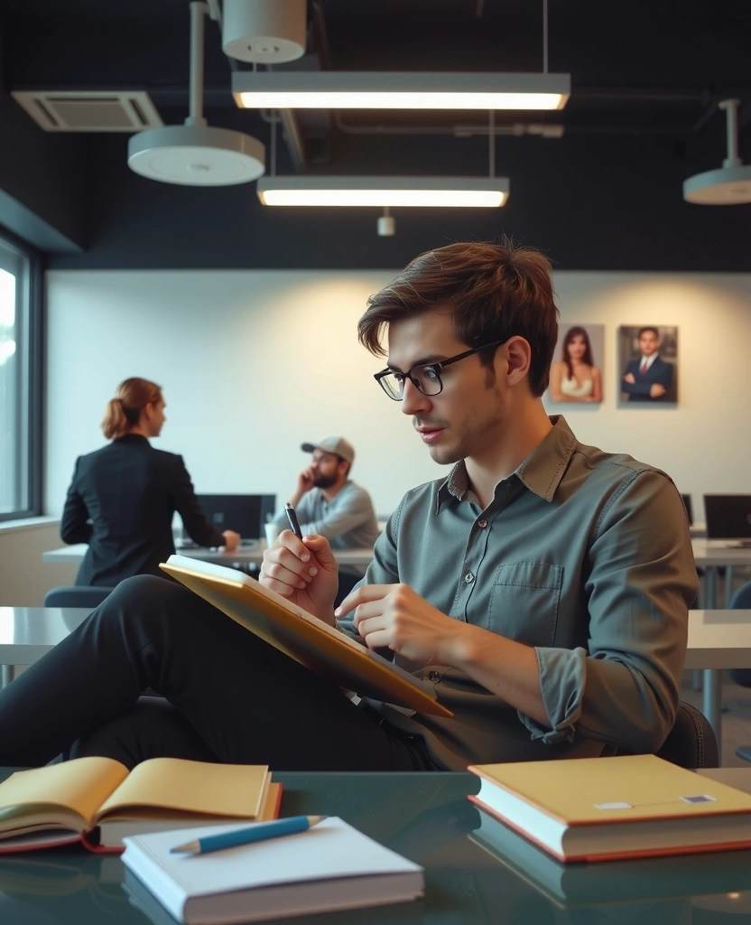 Sophisticated academic setting